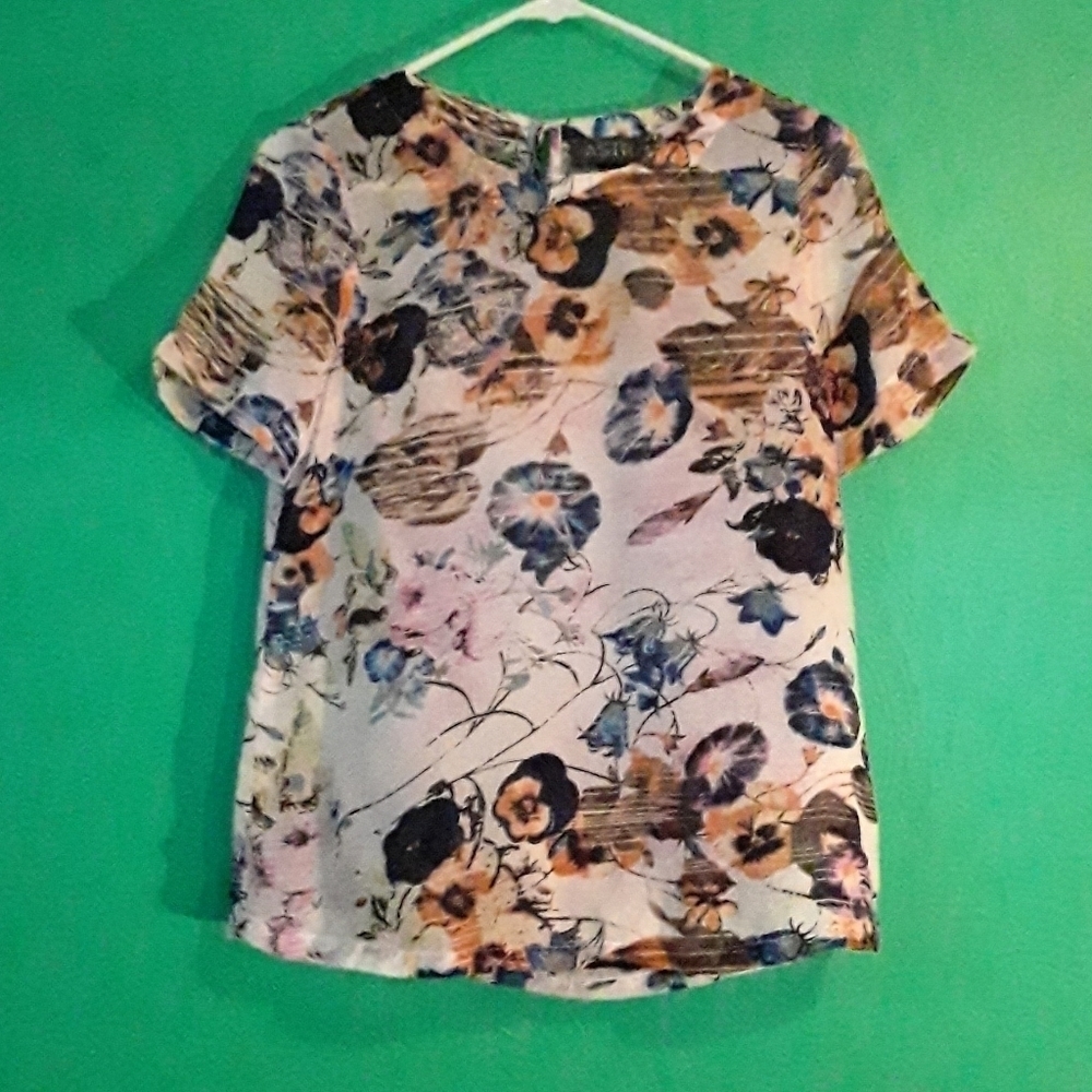 ASTR Sheer Floral Blouse